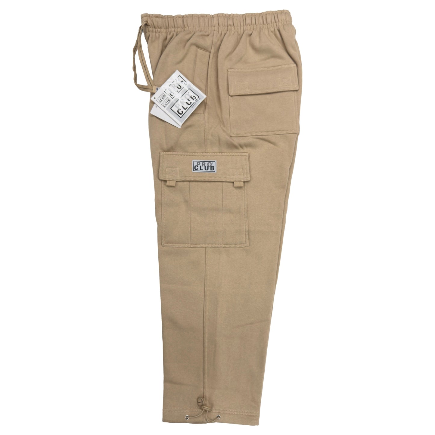 Pro Club Heavyweight Khaki Cargo Sweatpants