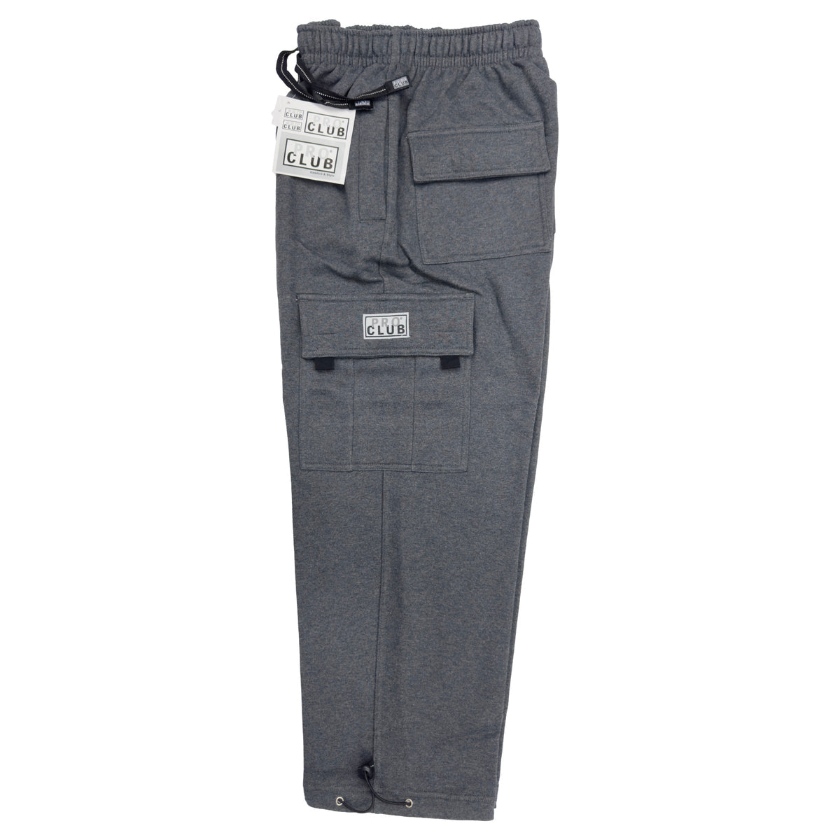 Pro Club Heavyweight Charcoal Cargo Sweatpants