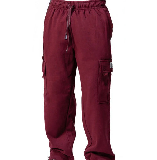 Pro Club Heavyweight Maroon Cargo Sweatpants
