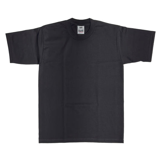 Pro Club Men’s Heavyweight Cotton Crew Neck T-Shirt Black