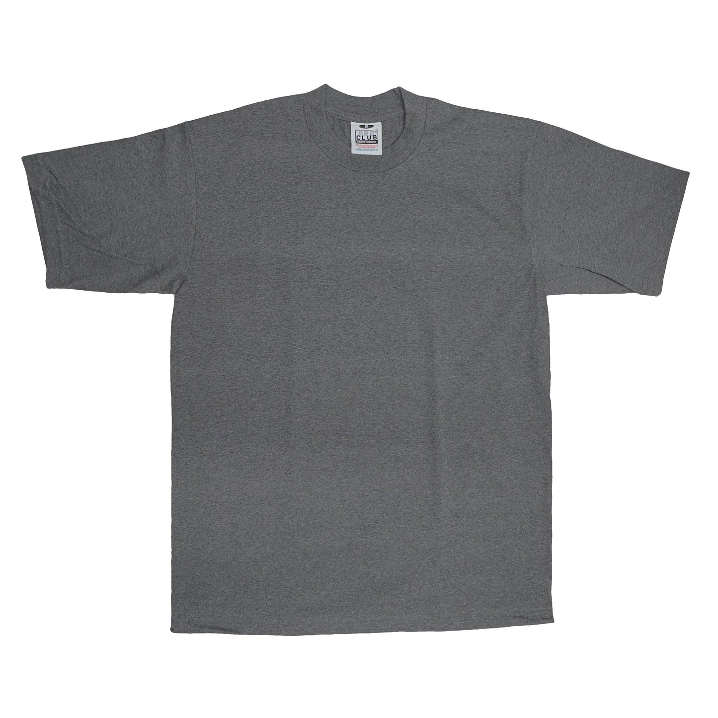 Pro Club Men’s Heavyweight Cotton Crew Neck T-Shirt Black