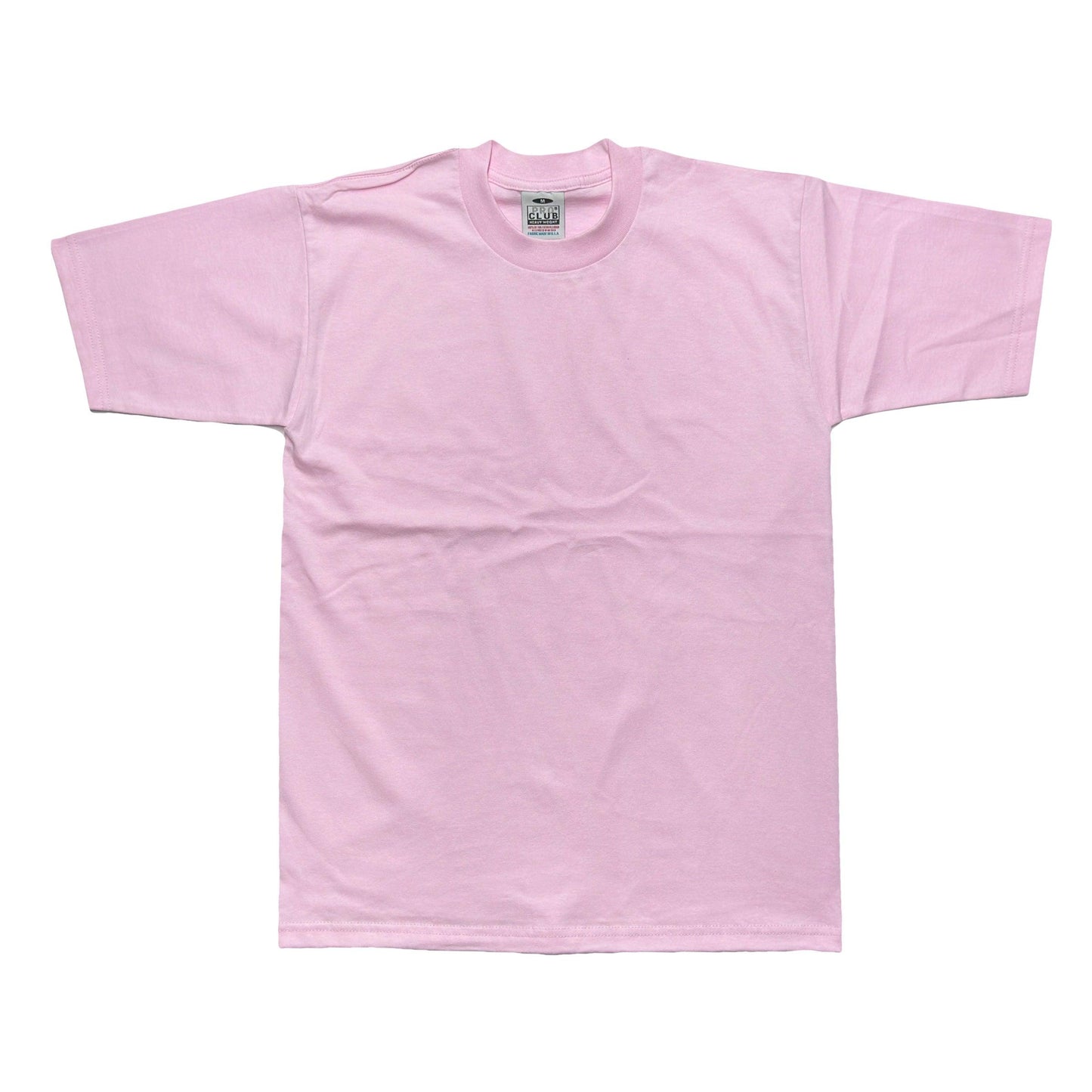Pro Club Men’s Heavyweight Cotton Crew Neck T-Shirt Black